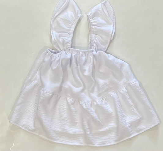 White Cascade Tank Top