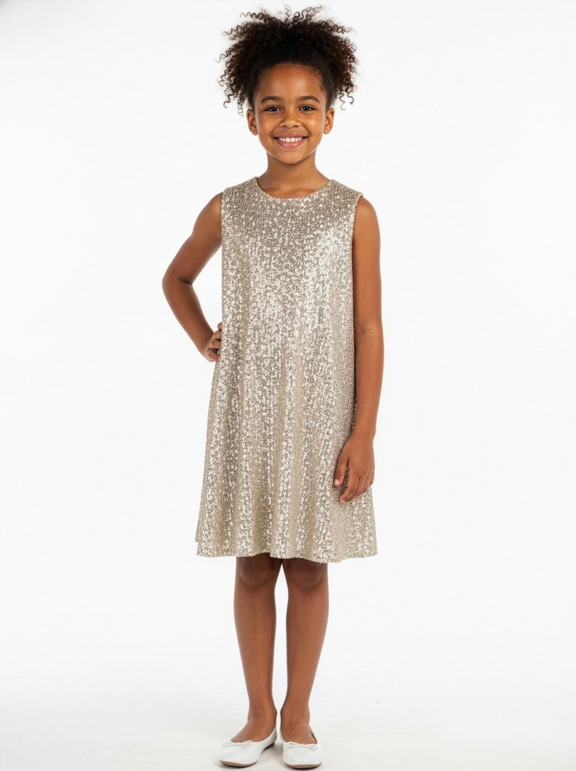 Gold Riley Dress