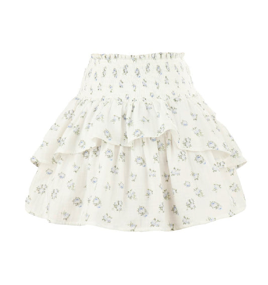 Chloe Floral Hi Low Smocked Skirt