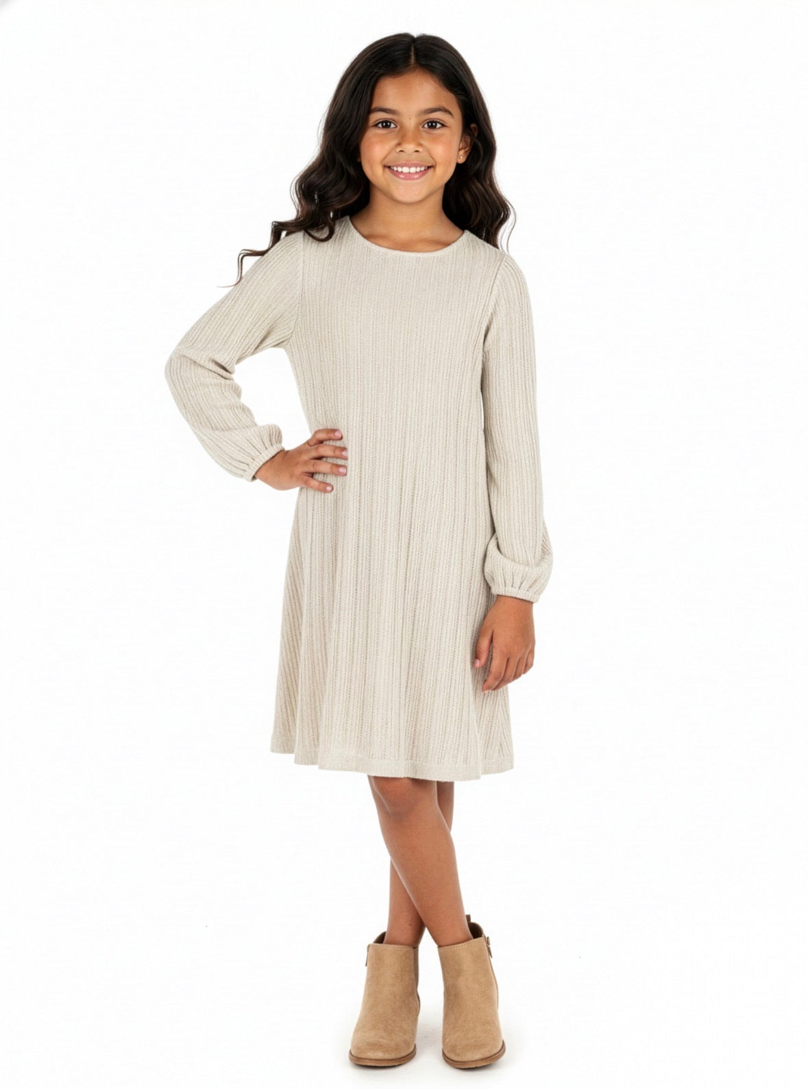 Beige Payton Knit Dress