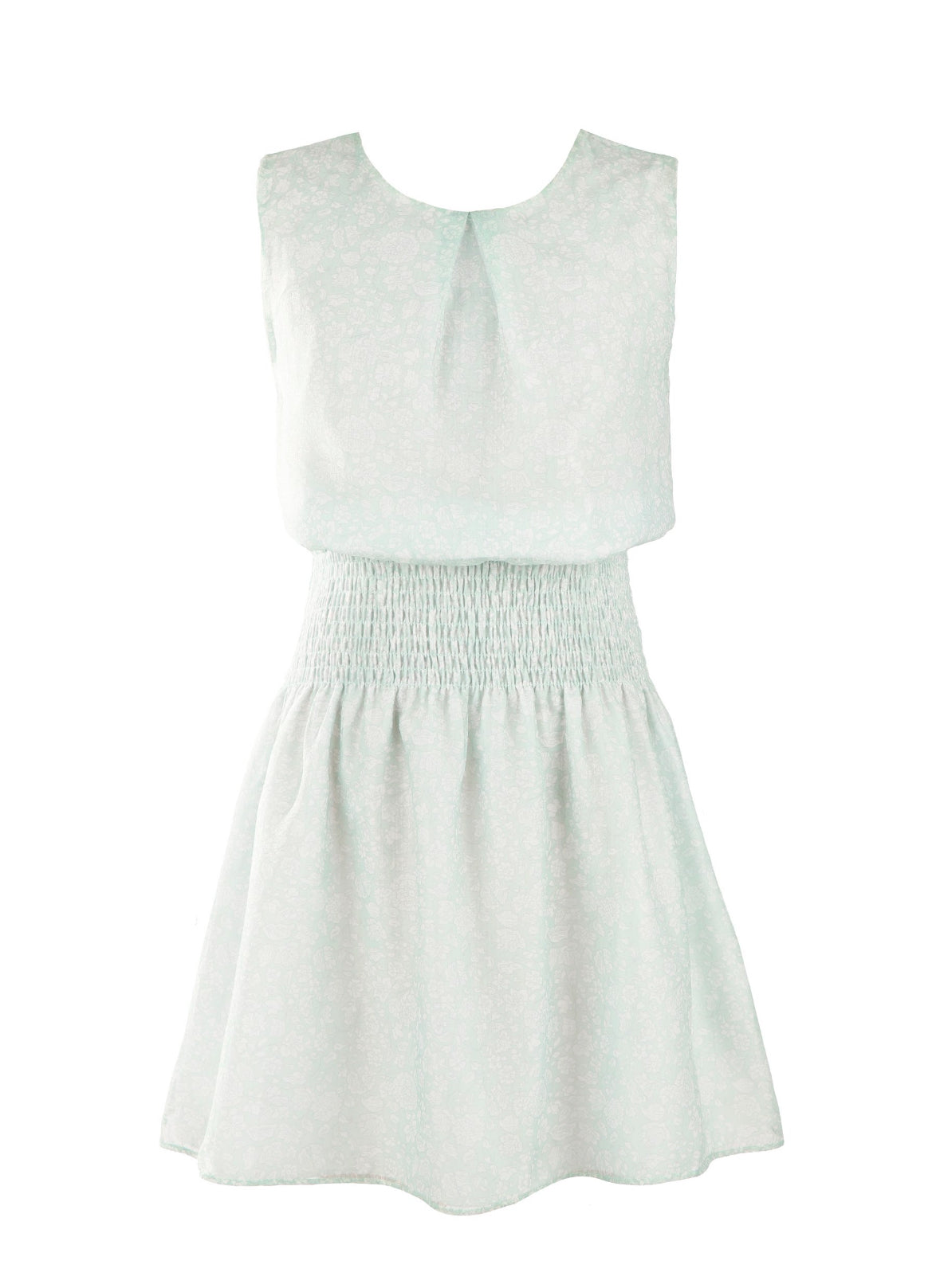 Aqua Floral Maddy Dress