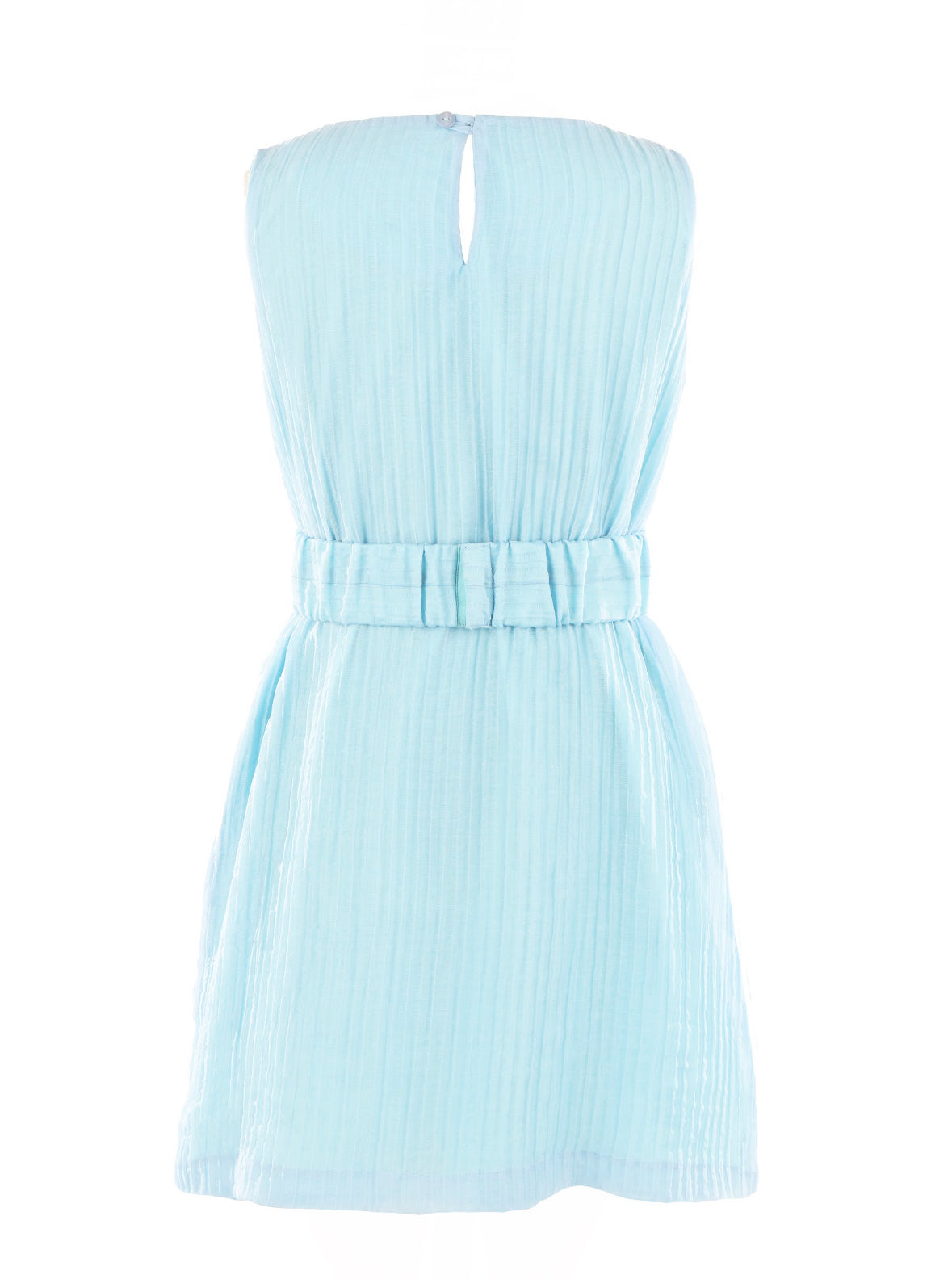Blue Grace Belted Dress