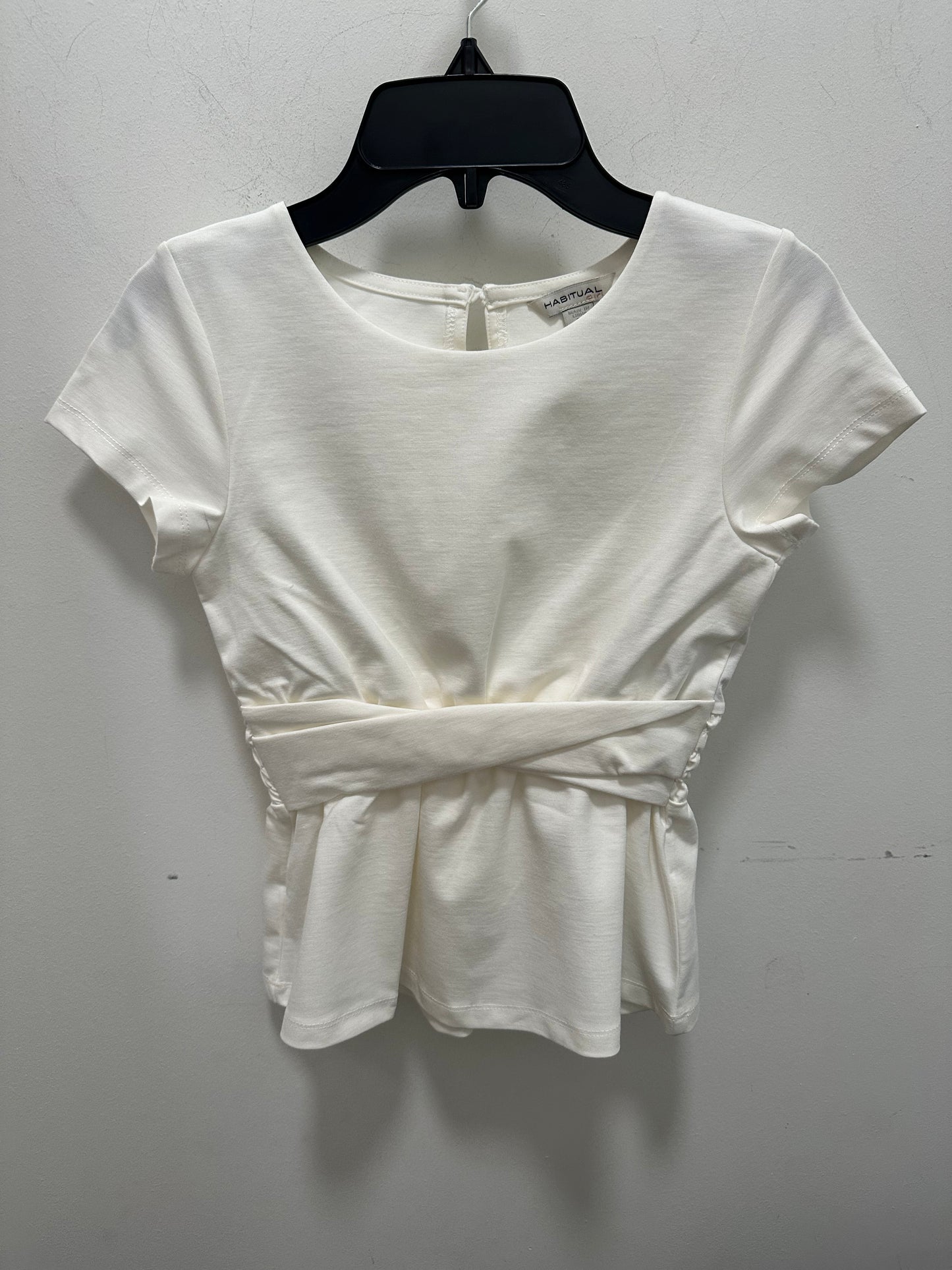 Off White Twist Front Top