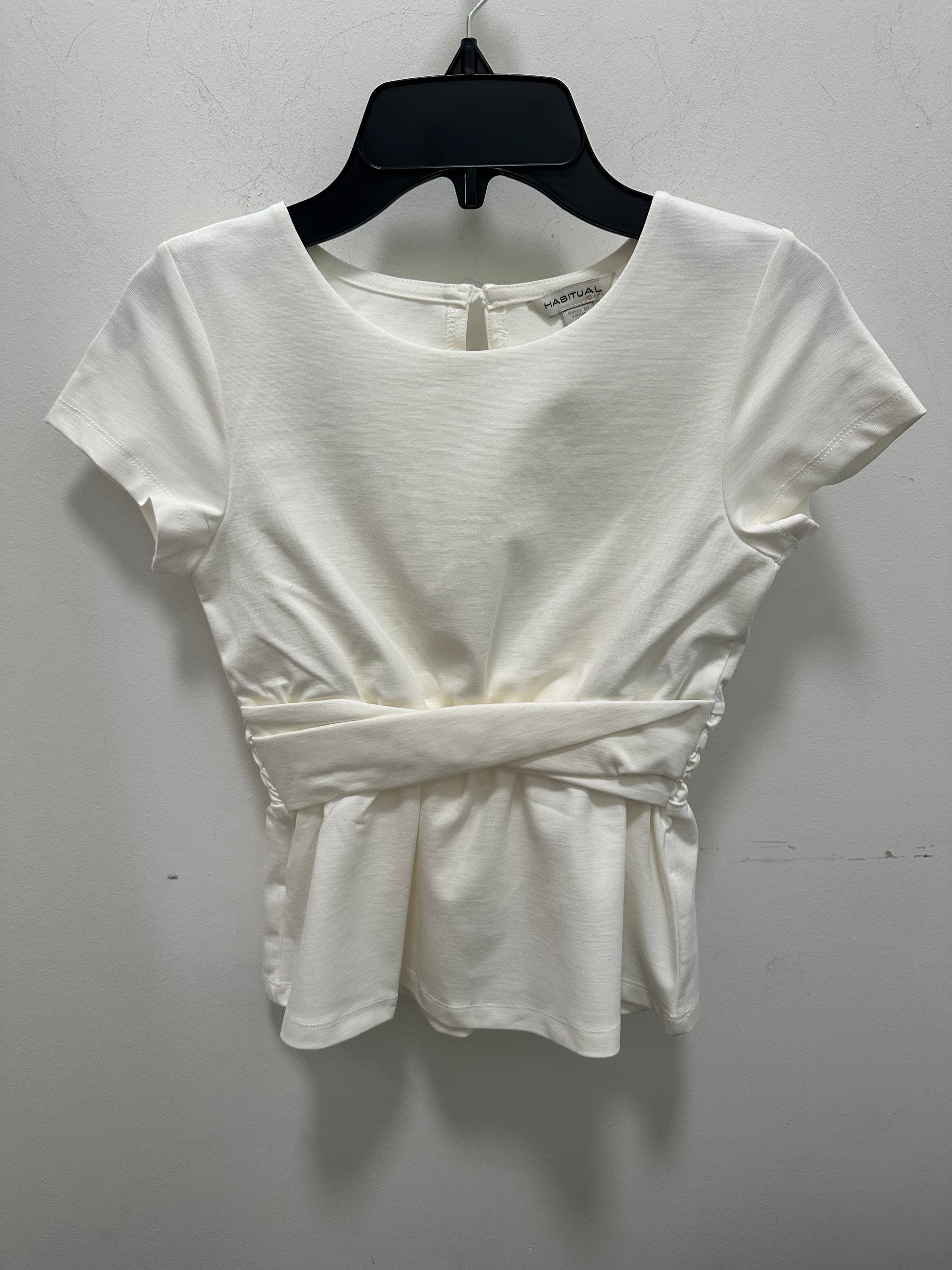 Off White Twist Front Top