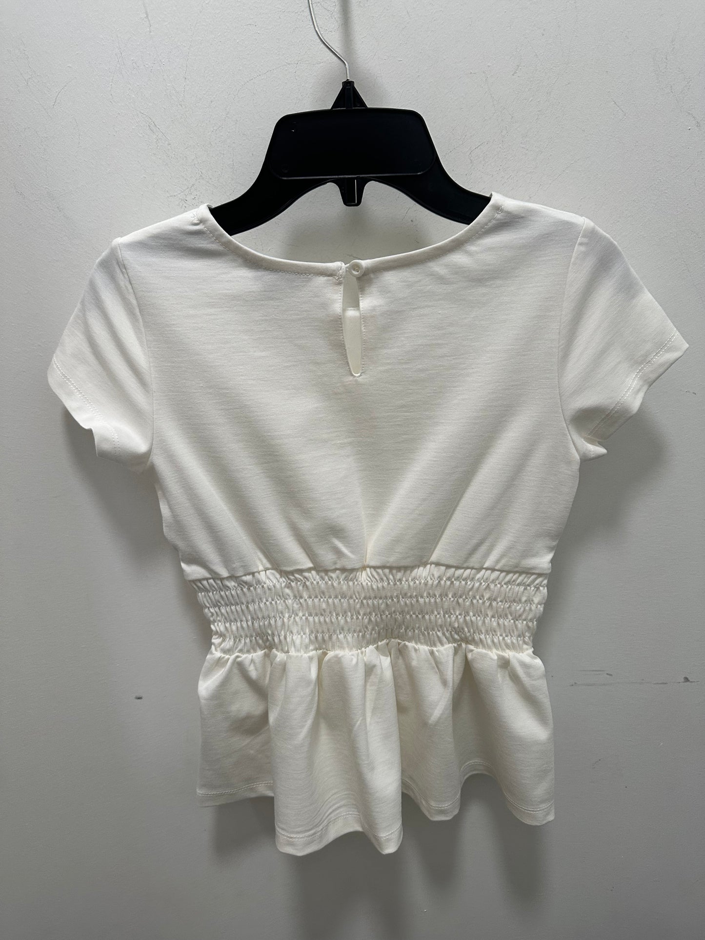 Off White Twist Front Top