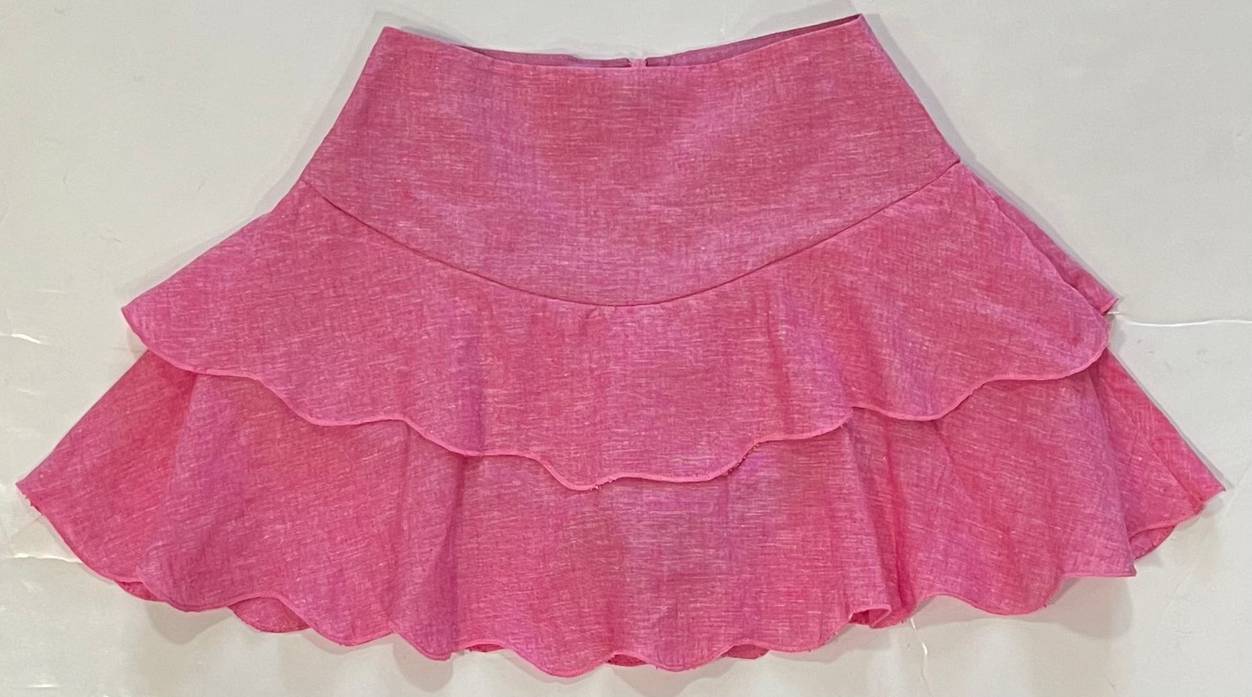 Pink Scallop Skort