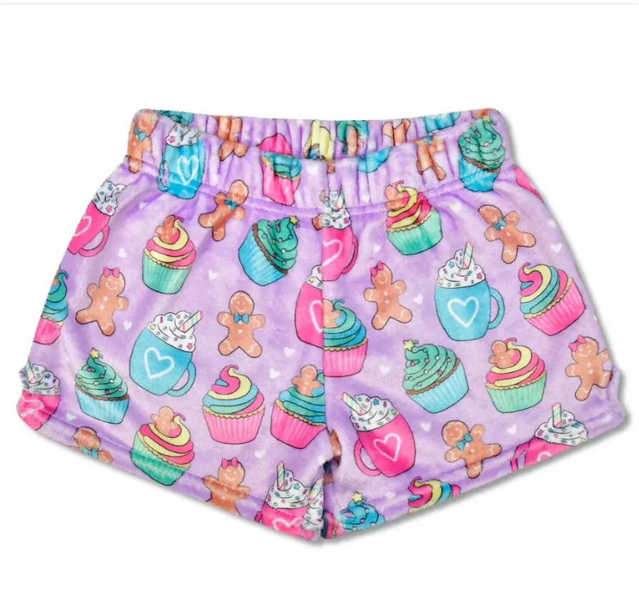 Gingerbread Cafe Plush Shorts