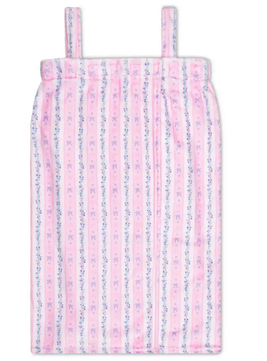 Floral Stripes Spa Wrap