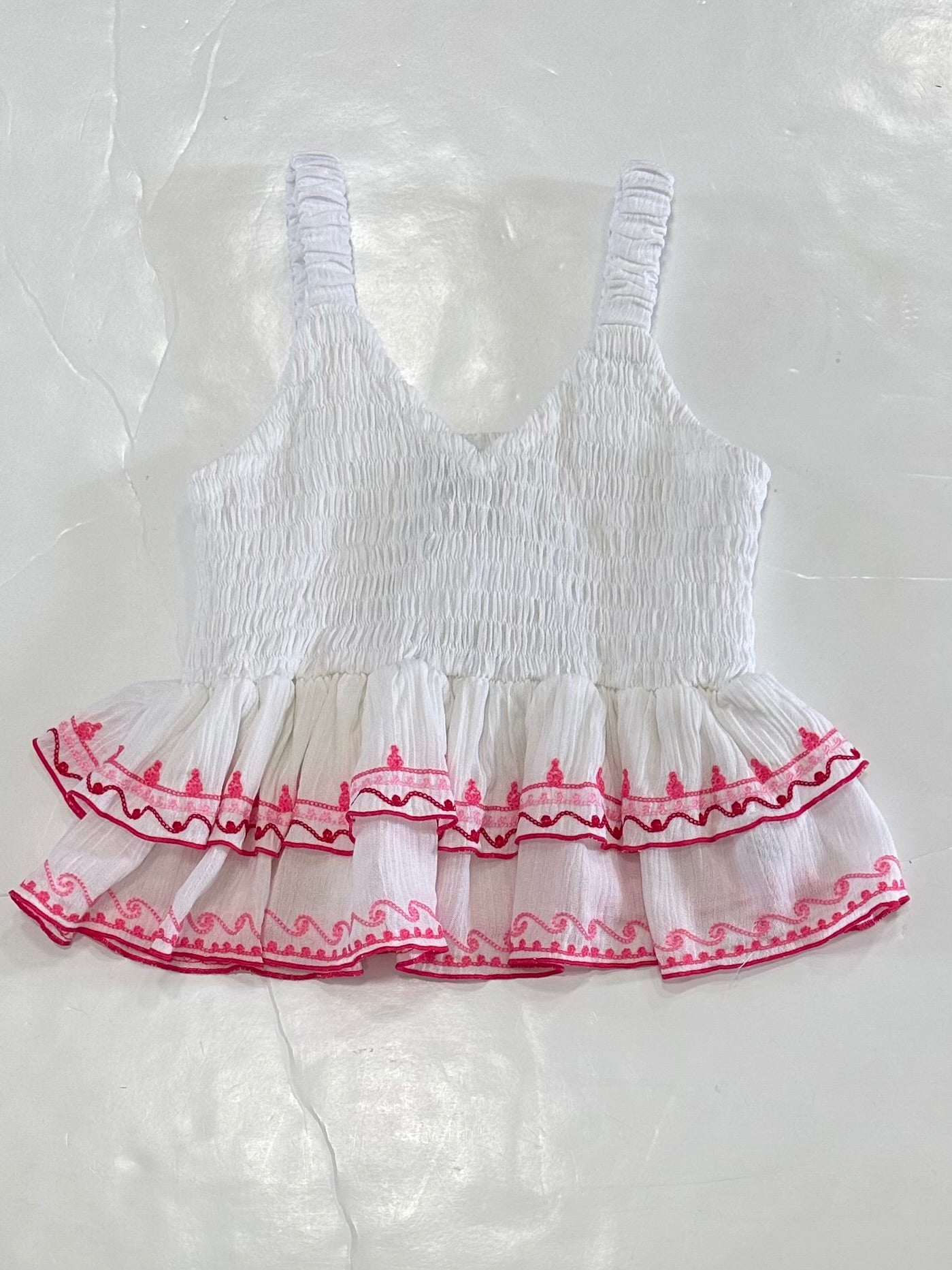 White & Pink Willa Top