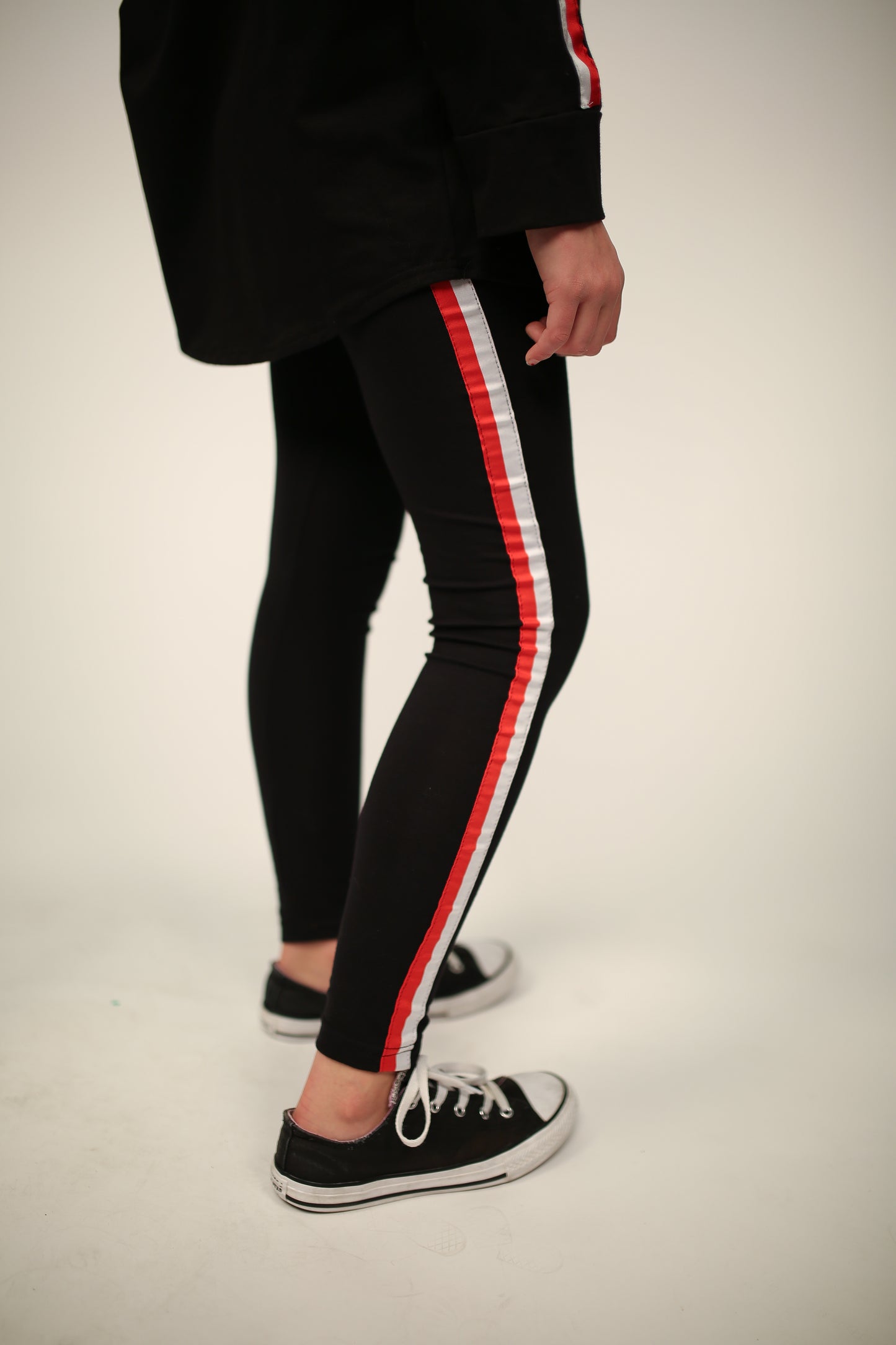 Black Sporty Spice Legging