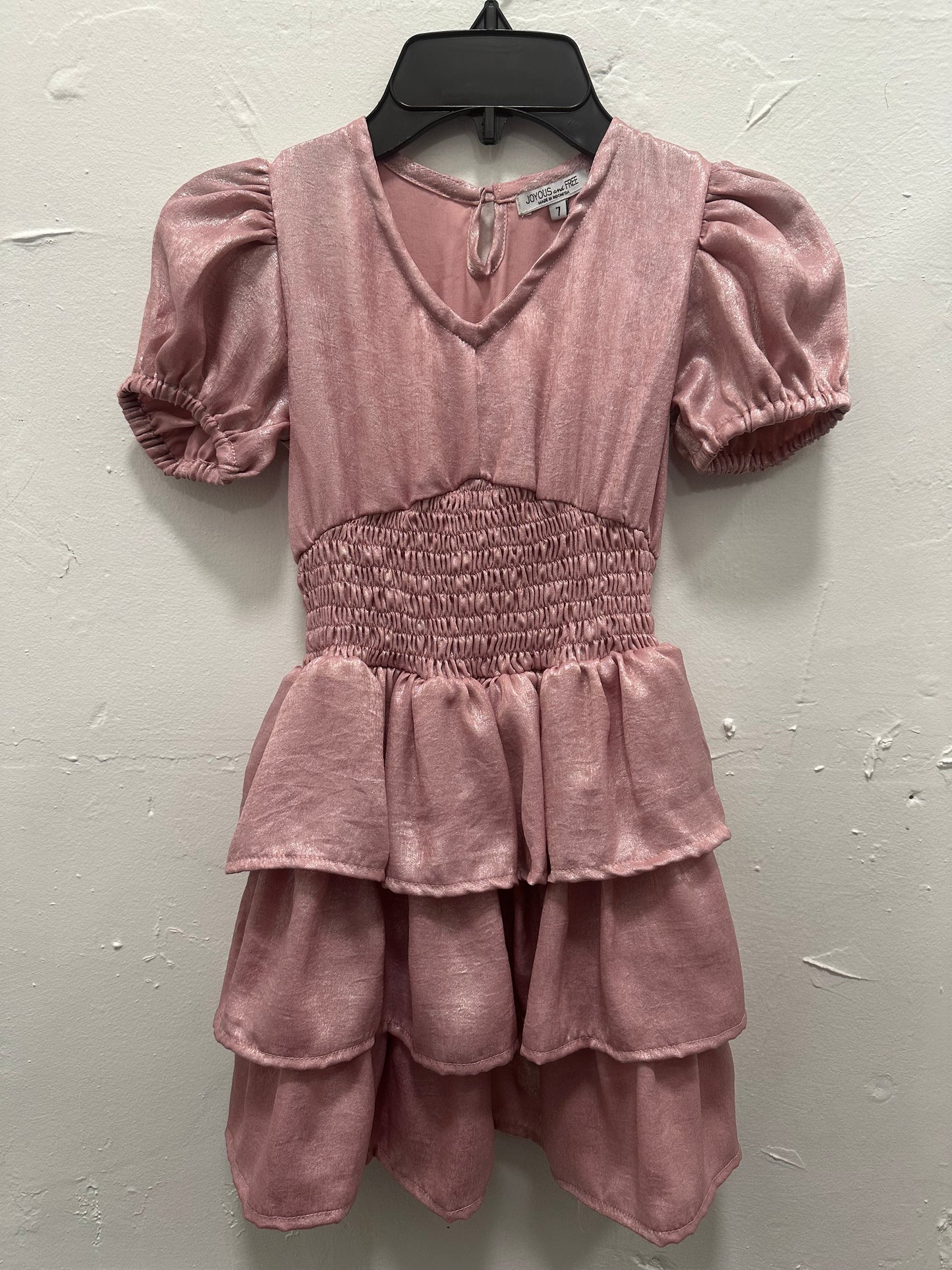 Pink Foil Gratitudre Dress