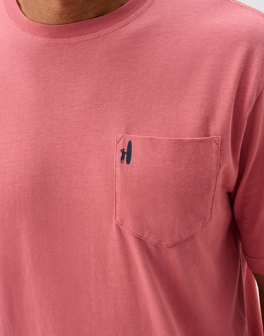 Rust Red American Dream Pocket Tee