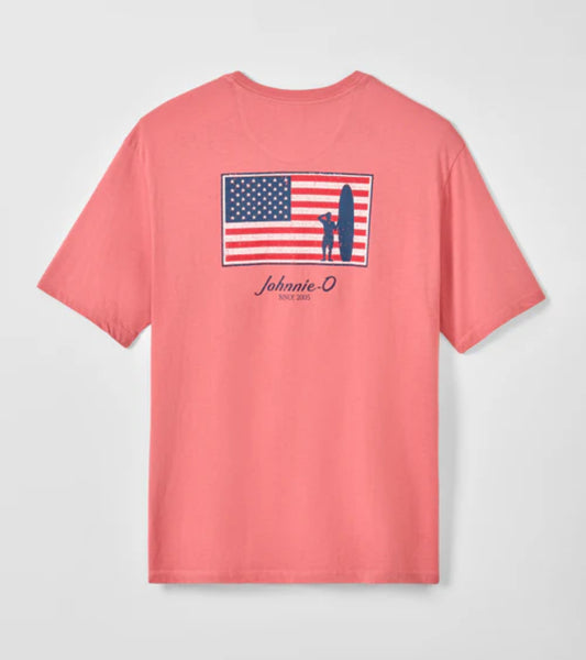 Rust Red American Dream Pocket Tee