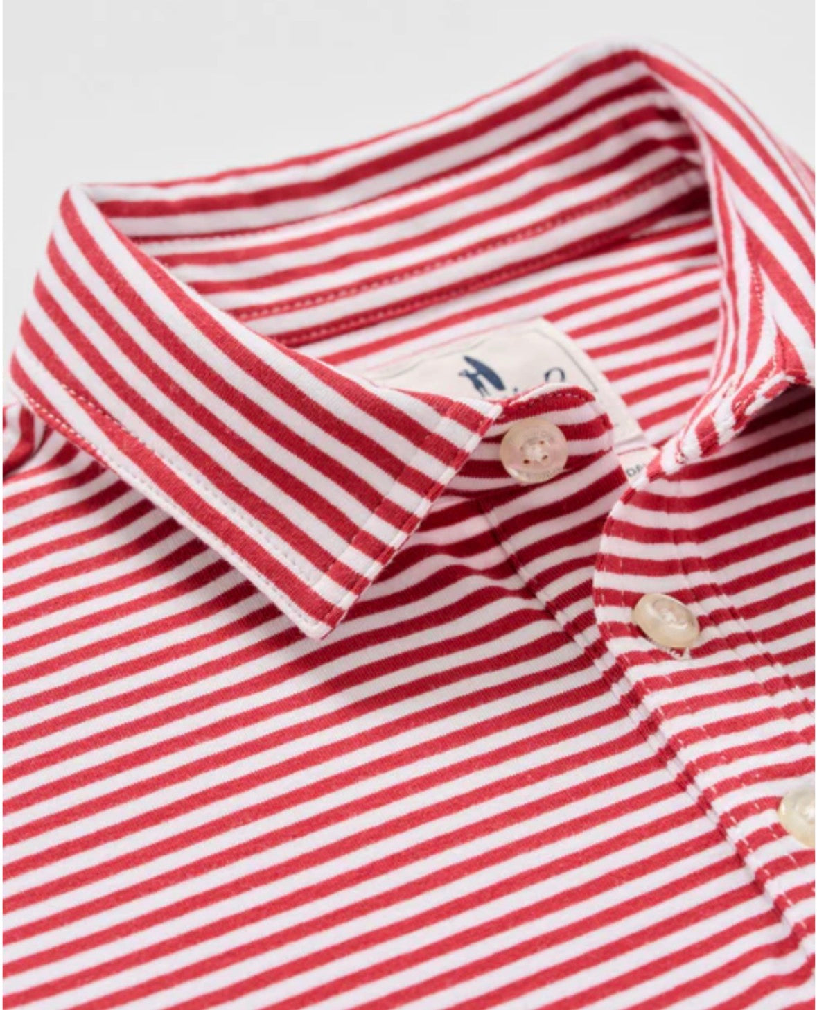 Bronco Jacks Stripe Polo