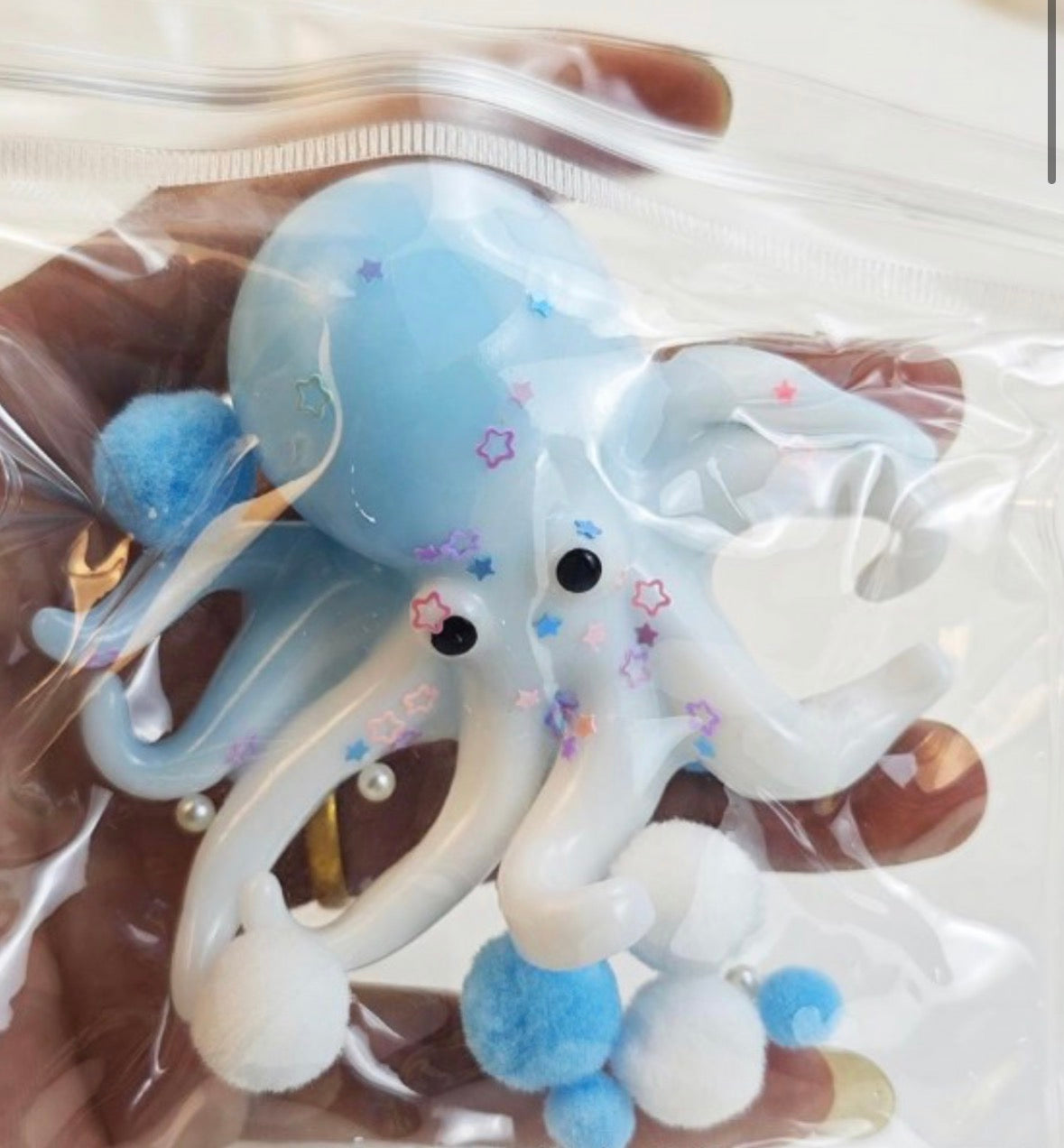Translucent Jelly Octopus Squish