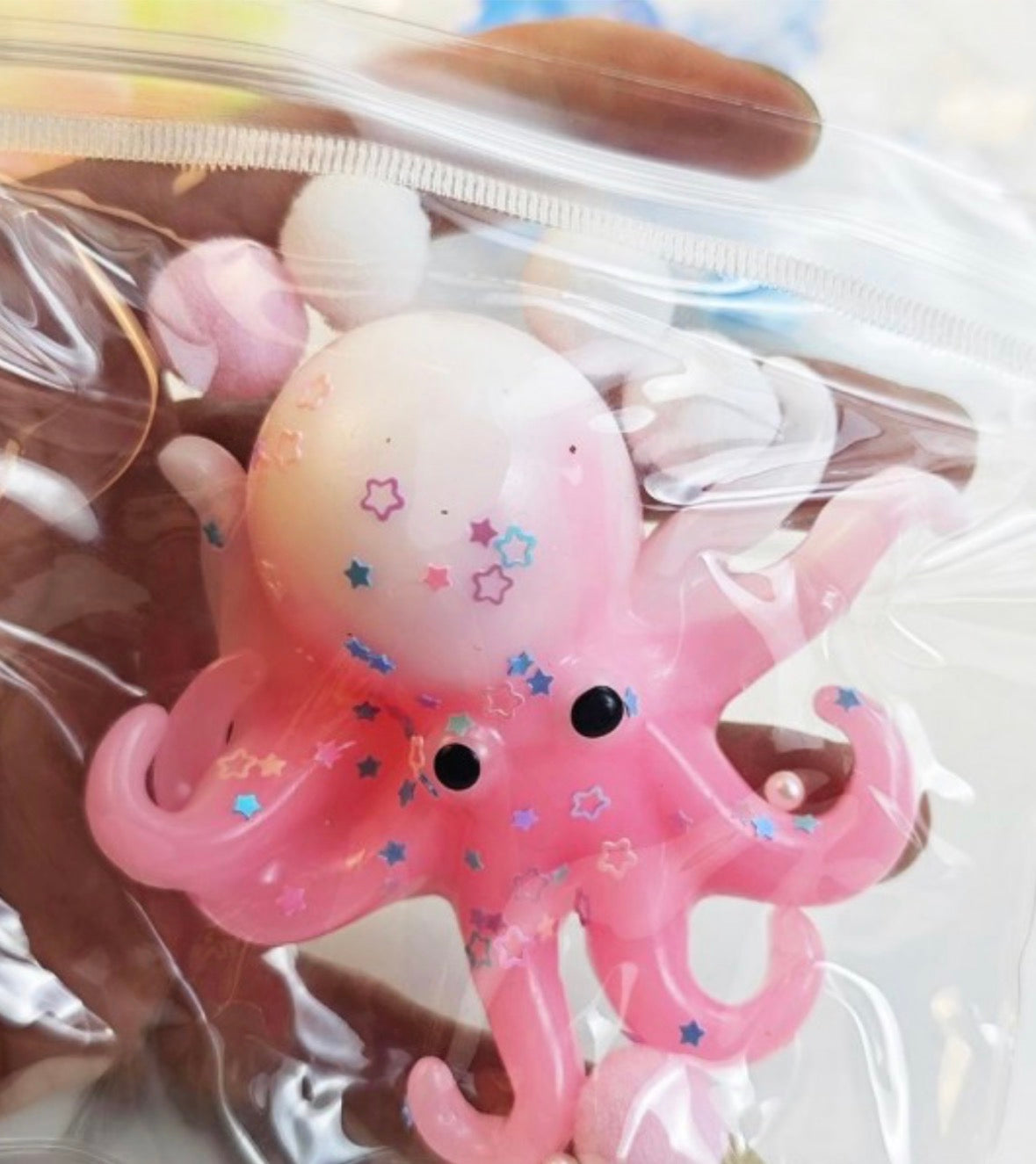 Translucent Jelly Octopus Squish