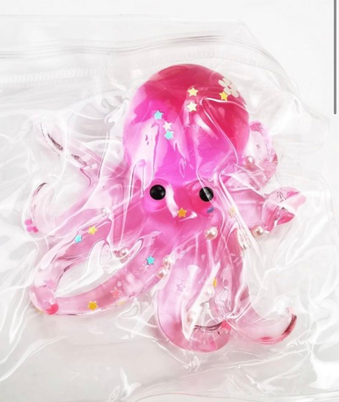 Translucent Jelly Octopus Squish