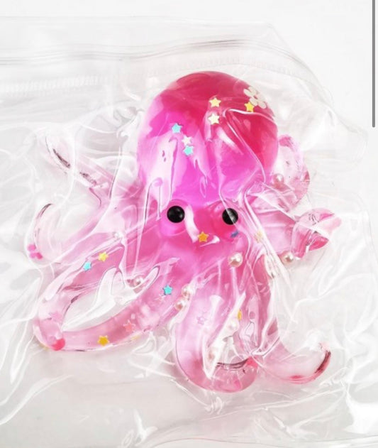Translucent Jelly Octopus Squish