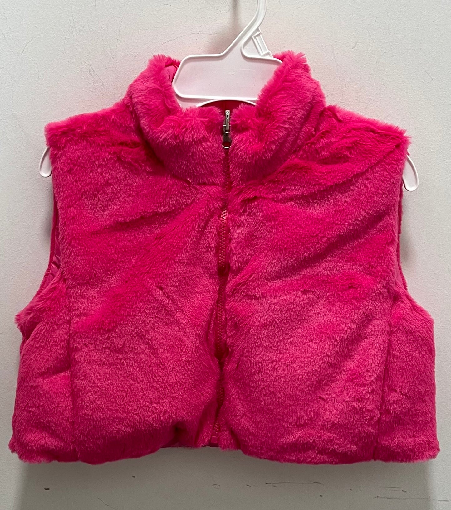 Reversible Hot Pink Crop Vest