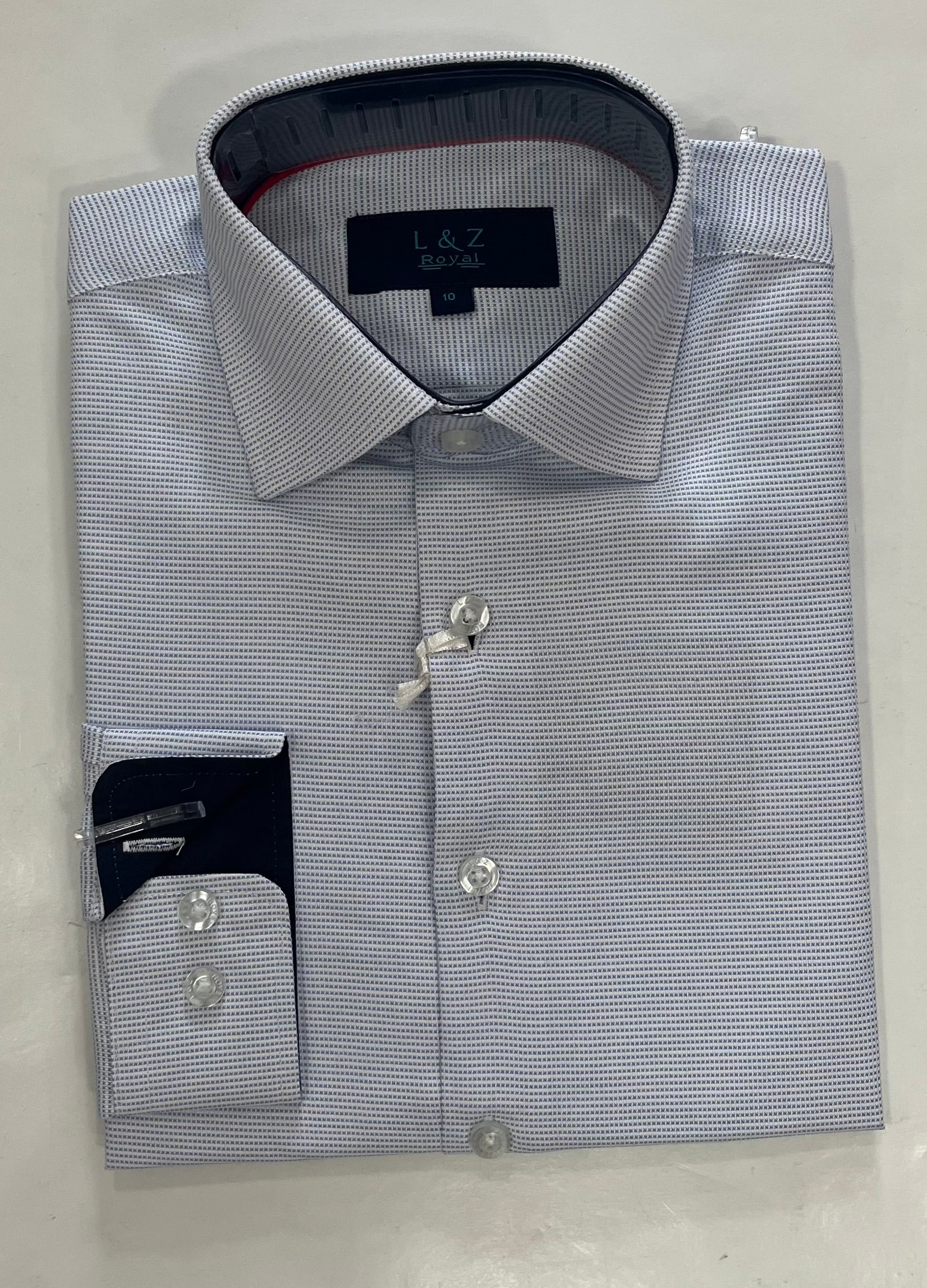 Azul Micro Button Up