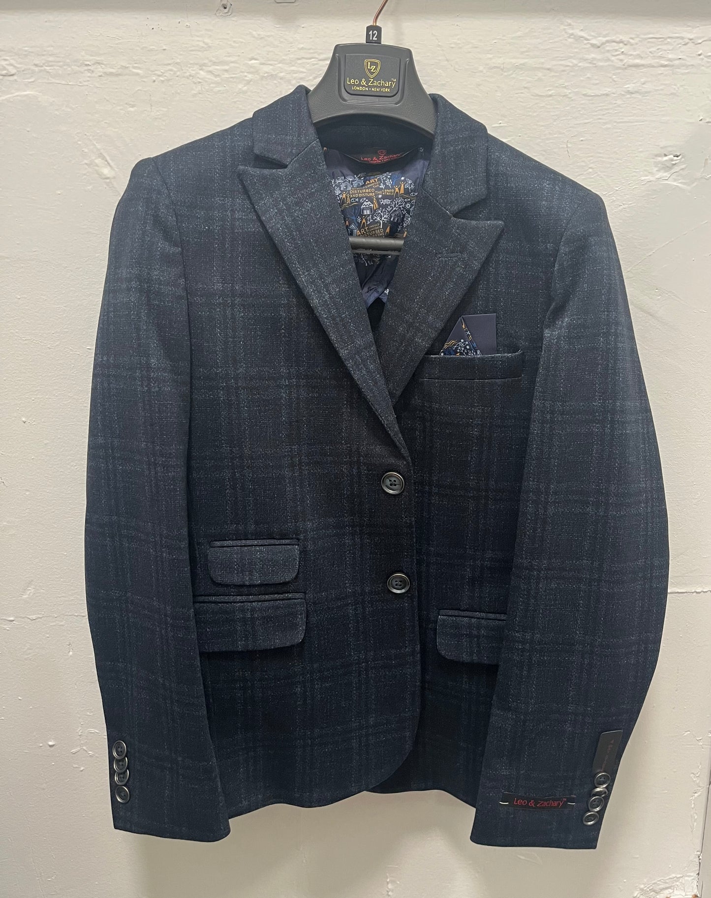 Azul Plaid Stretch Blazer