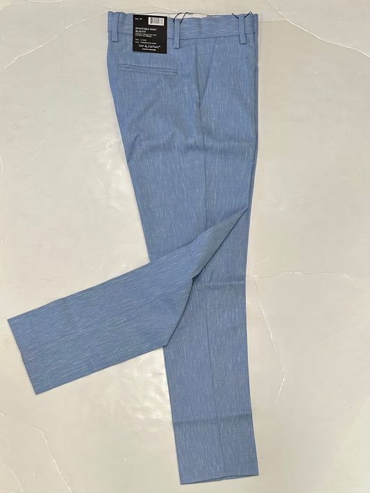 Chambray Linen Slim Pants