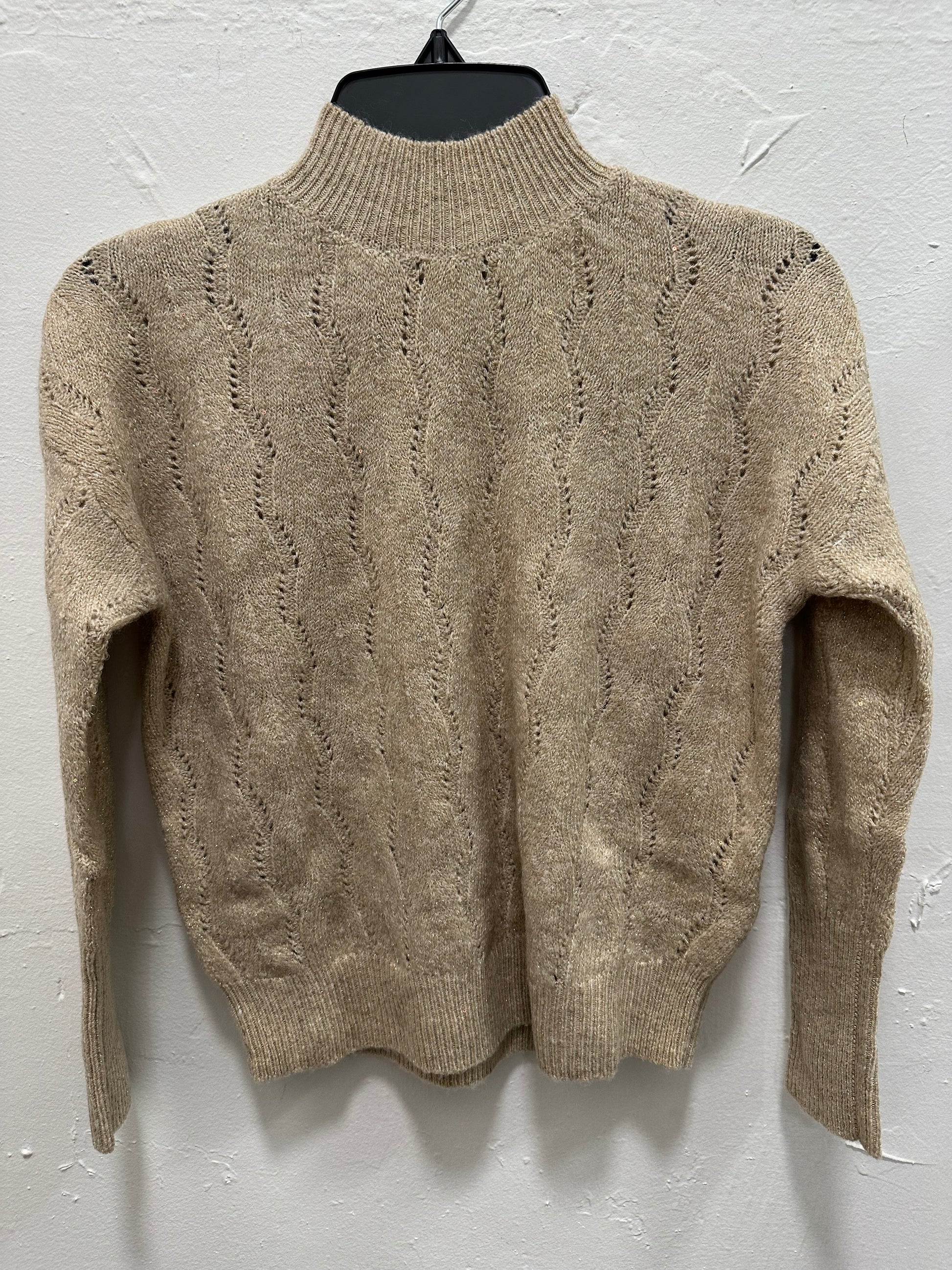 Golden Beige Knitted Sweater
