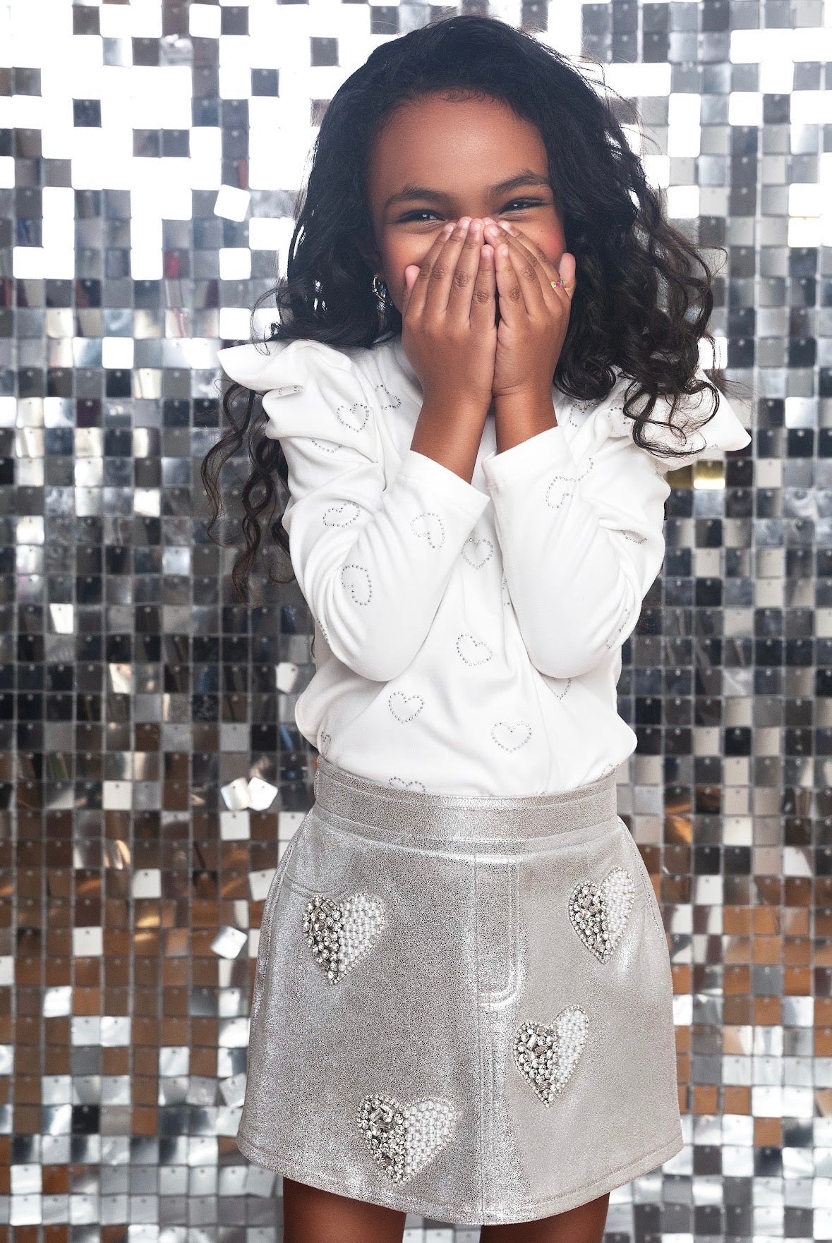Sliver Heart Skort