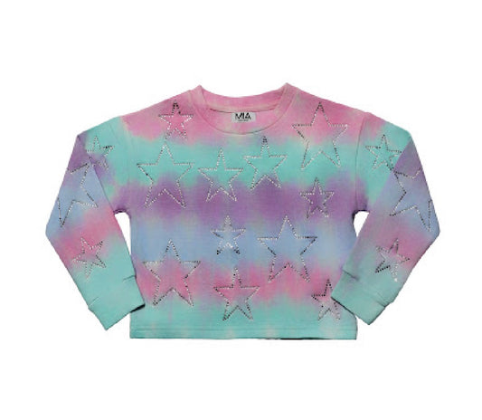 Cotton Candy Star Sweatshirt