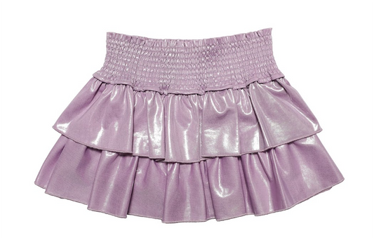 Purple Smocked Skort