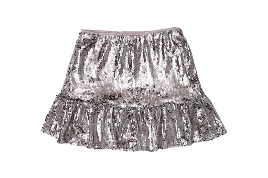 Sliver Sequin Skirt