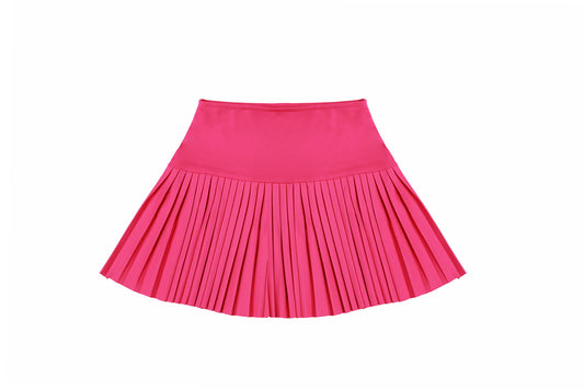 Pink Pleated Skirt