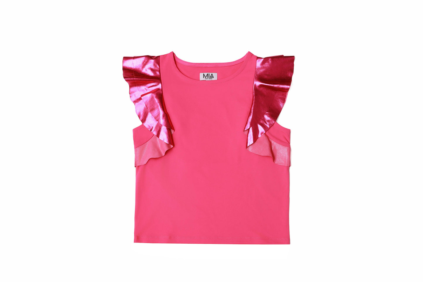 Pink Flutter Top