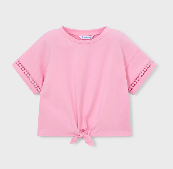 Candy Pink Knot Top