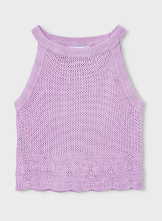 Lilac Halter Top