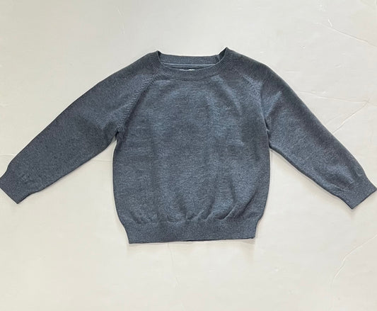 Steel Grey Cotton Sweater