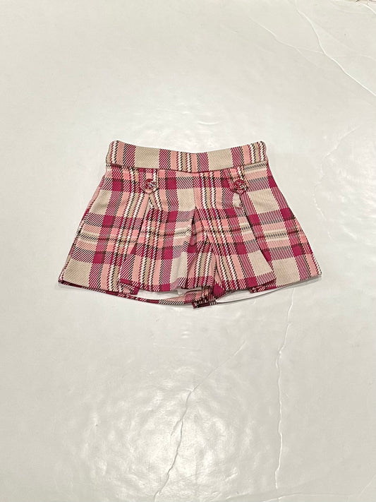 Raspberry Plaid Short