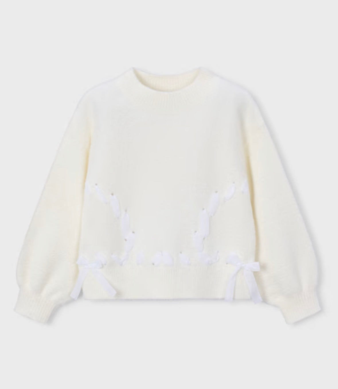 Crudo Ribbon Fuzzy Sweater