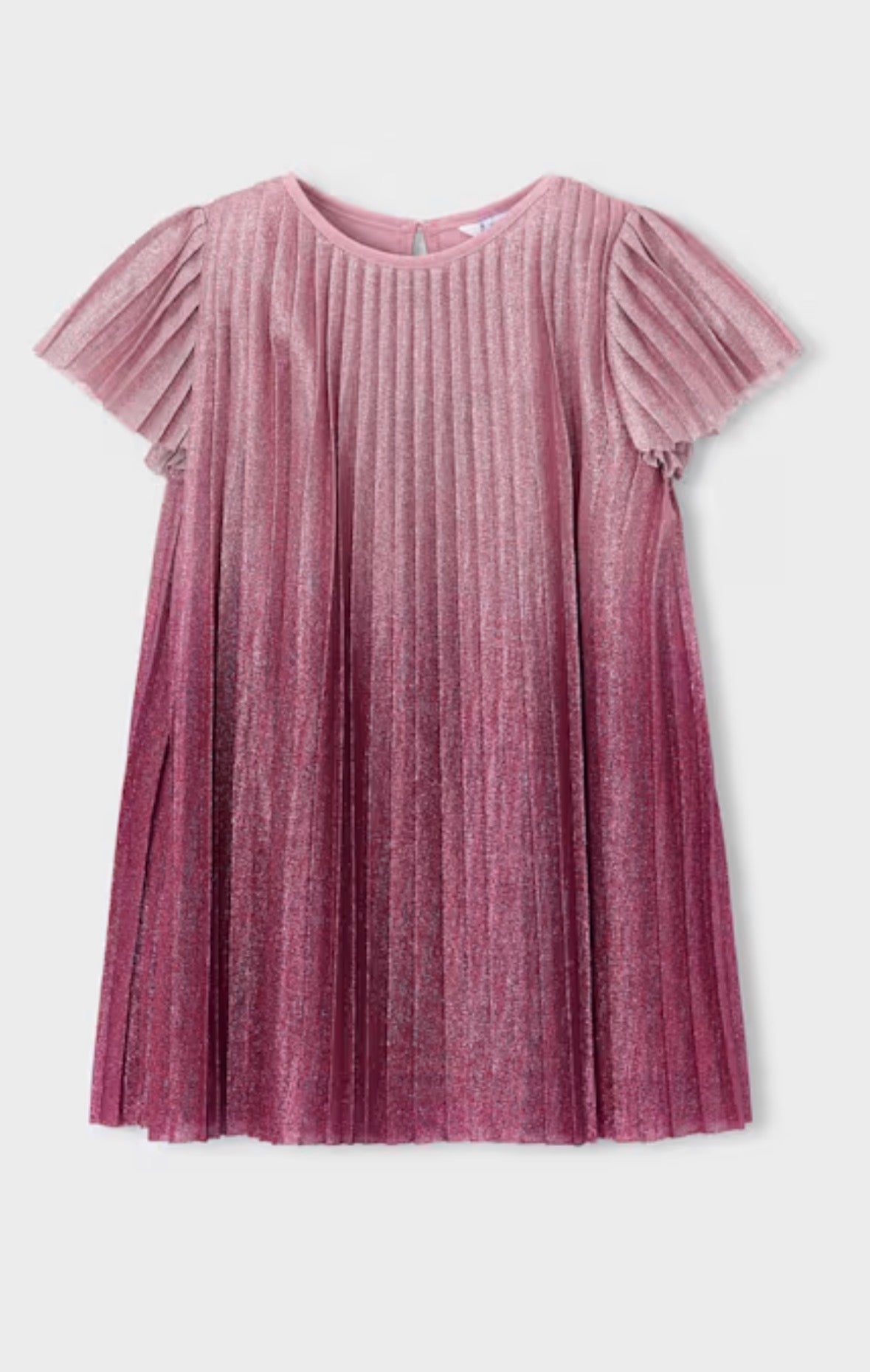 Framboise Gradient Pleated Dress