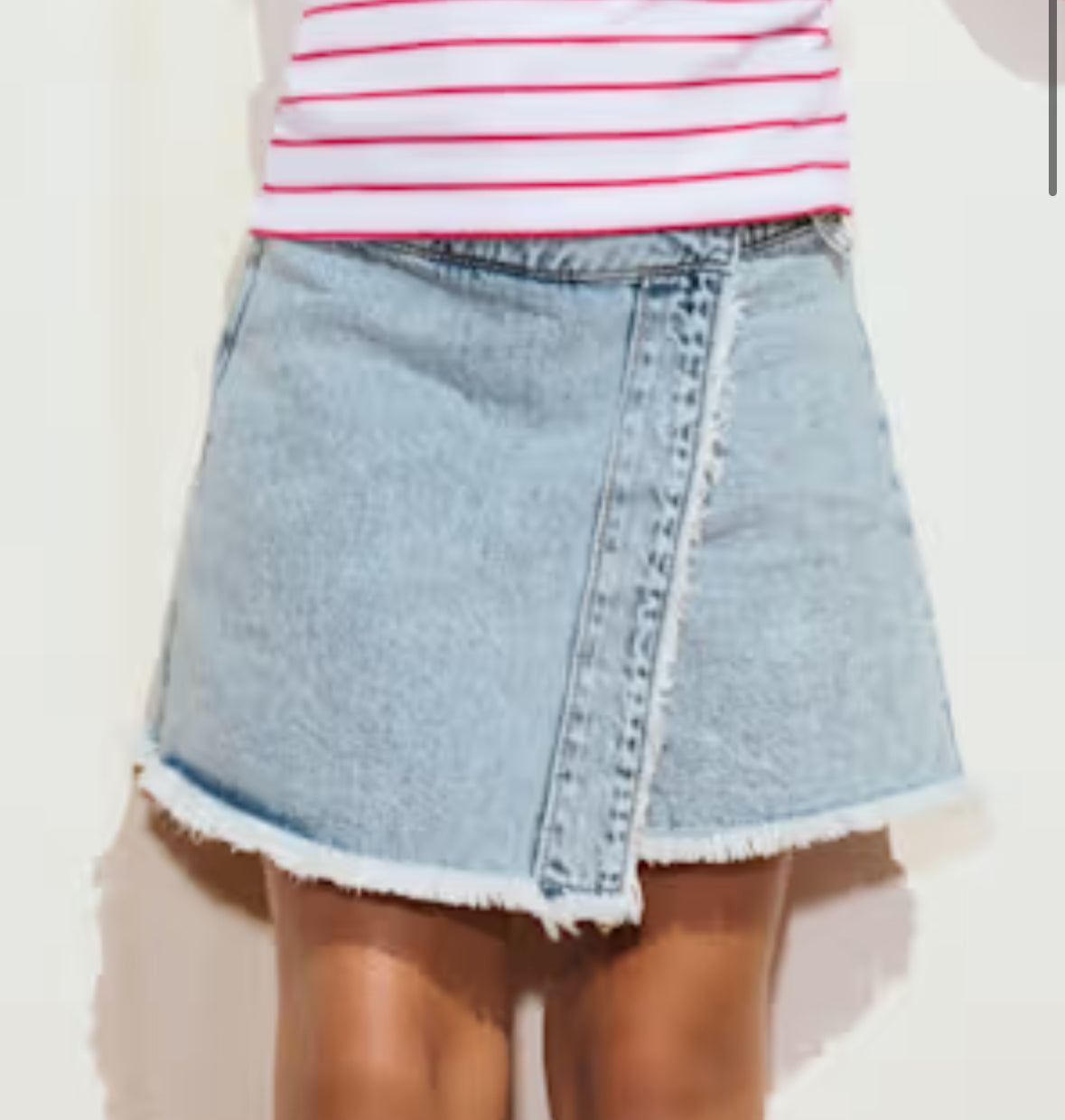 Denim Skort