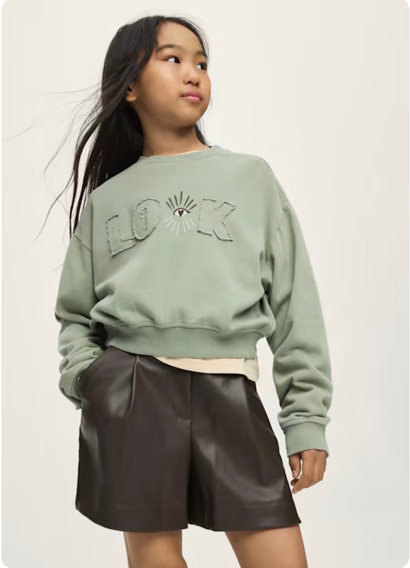 Chocolate Faux Leather Shorts