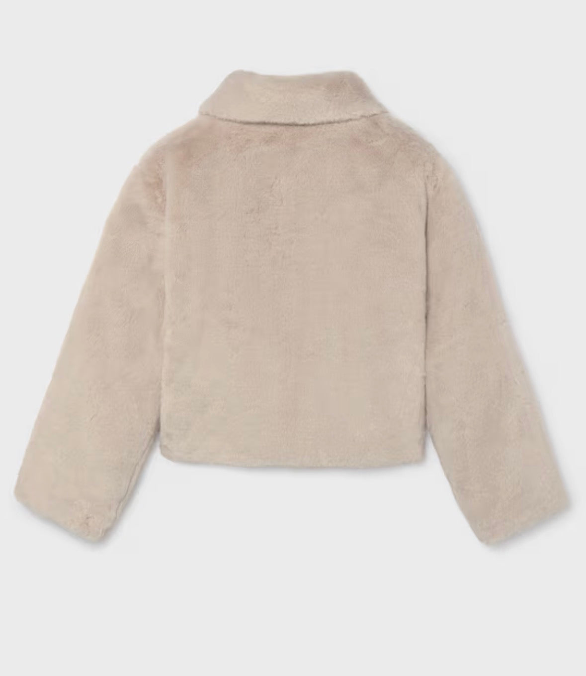 Stone Faux Fur Coat