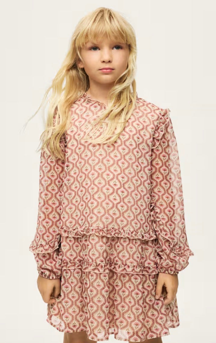Blush Floral Printed Dress