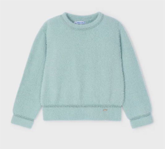 Jade Fuzzy Sweater