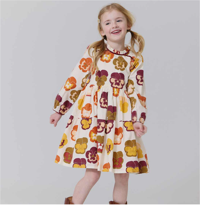 Charlie Autumn Pansies Dress