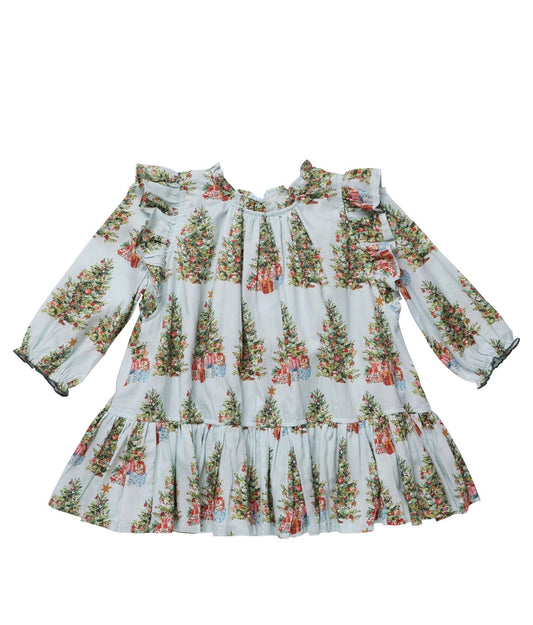 Harper Dress - Trees and Presents