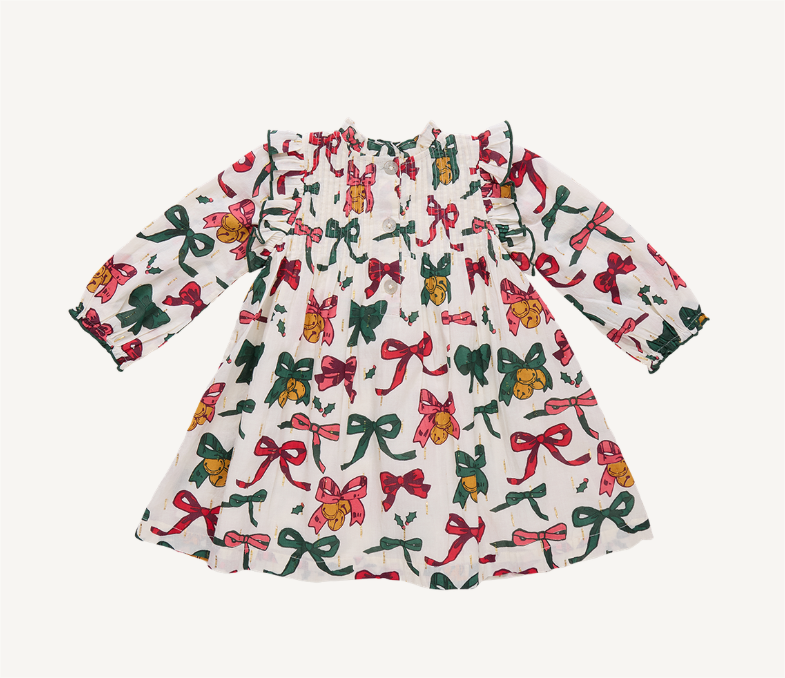 Christmas Boxs and Bells Jaipur Dress