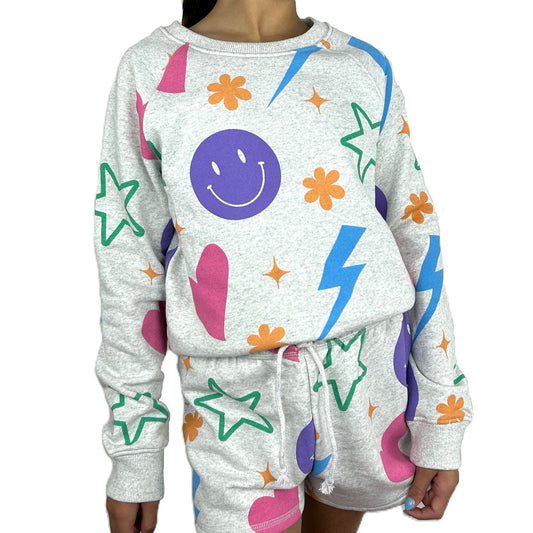 All Over Icons Sweatshirt