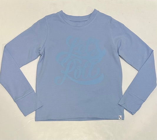 Blue Lets Roll L/S Tee