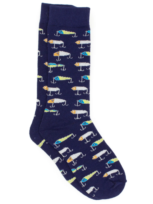 Vintage Lures Dress Socks